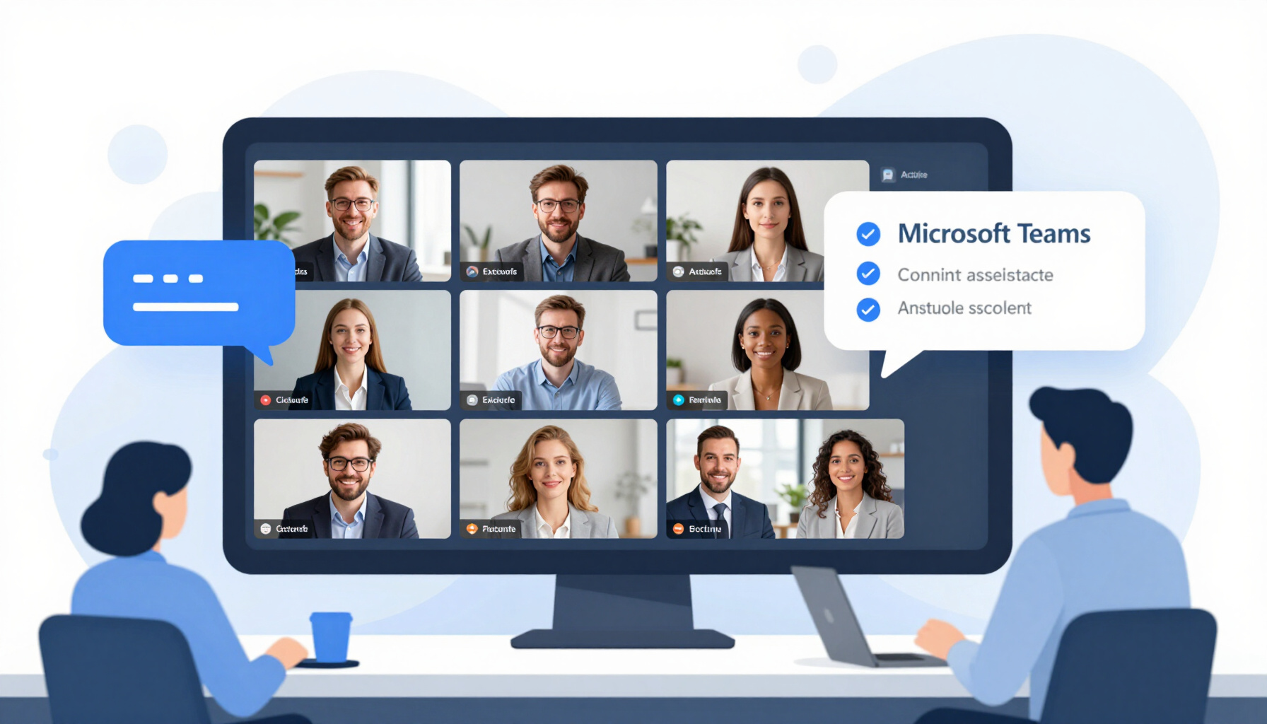 Teams Copilot automated meeting summaries dashboard showing action items and recap